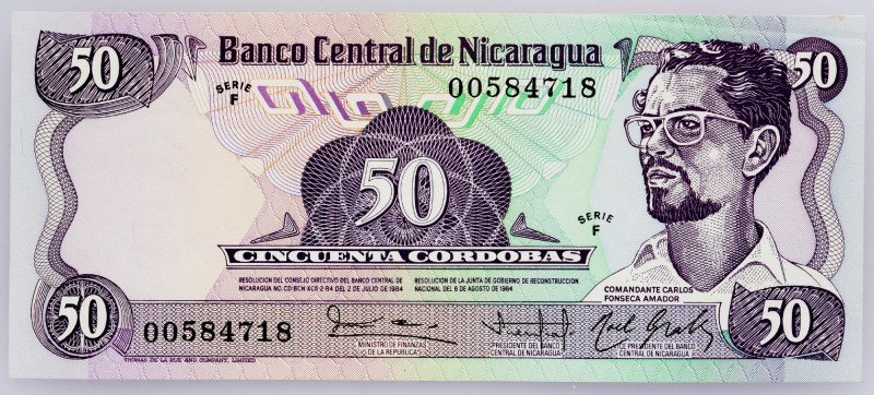 Nicaragua, 50 Cordobas 1979 Nicaragua, 50 Cordobas 1979; aUNC

Grade: aUNC