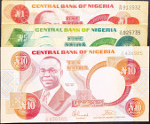 Nigeria, 1, 5, 10 Naira 1979-1984