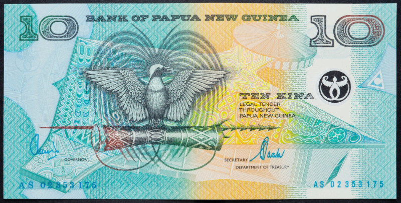 Papua New Guinea, 10 Kina 2000-2002 Papua New Guinea, 10 Kina 2000-2002; UNC

...