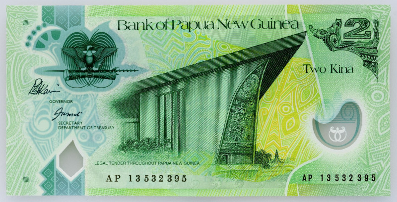 Papua New Guinea, 2 Kina 2007-2014 Papua New Guinea, 2 Kina 2007-2014; UNC

Gr...