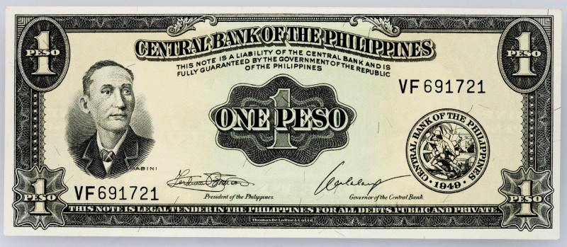Philippines, 1 Peso 1968-1970 Philippines, 1 Peso 1968-1970; aUNC

Grade: aUNC