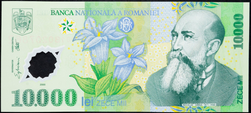 Romania, 10000 Lei 2000 Romania, 10000 Lei 2000; UNC

Grade: UNC