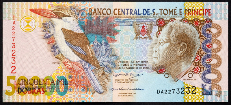 Saint Thomas and Prince's Island, 50000 Dobras 2004 Saint Thomas and Prince's Is...