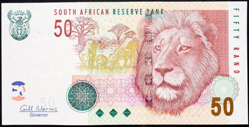 South African Republic, 50 Rand 2010 South African Republic, 50 Rand 2010; VF
...