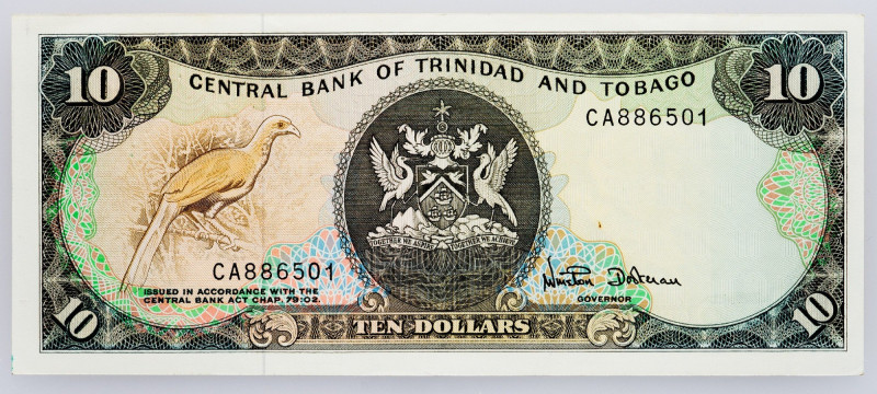 Trinidad and Tobago, 10 Dollars 1985 Trinidad and Tobago, 10 Dollars 1985, Pierc...