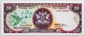 Trinidad and Tobago, 20 Dollars 1985