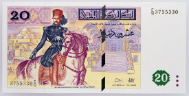 Tunisia, 20 Dinar 1992
