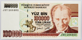 Turkey, 100000 Lira 1996-1998
