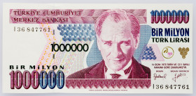 Turkey, 1000000 Lira 1996-2001