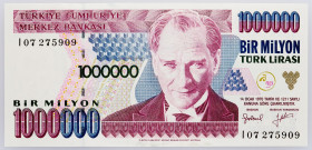 Turkey, 1000000 Lira 1996-2001
