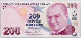Turkey, 200 Lira 2009