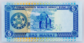 Turkmenistan, 5 Manat 1993