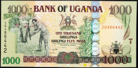 Uganda, 1000 Shillings 2008