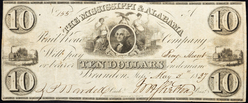 USA, 10 Dollars 1837 USA, 10 Dollars 1837; VG

Grade: VG