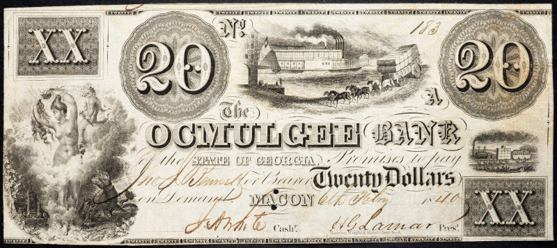 USA, 20 Dollars 1840 USA, 20 Dollars 1840; VG

Grade: VG