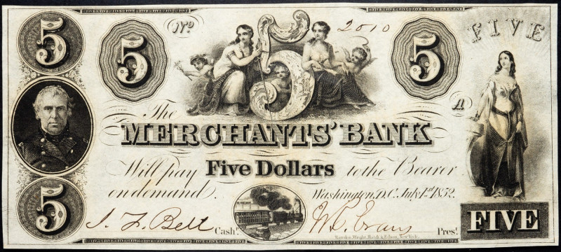 USA, 5 Dollars 1852 USA, 5 Dollars 1852; aUNC

Grade: aUNC