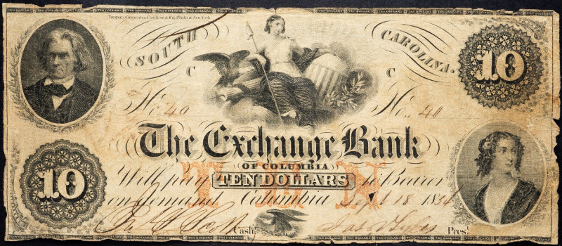 USA, 10 Dollars 1854 USA, 10 Dollars 1854; VG

Grade: VG