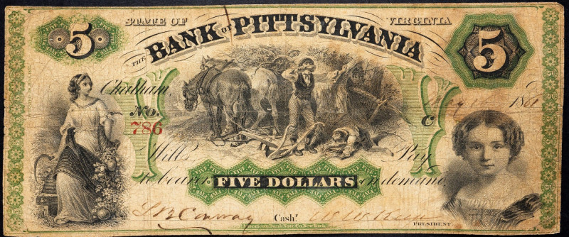 USA, 5 Dollars 1861 USA, 5 Dollars 1861; VG

Grade: VG