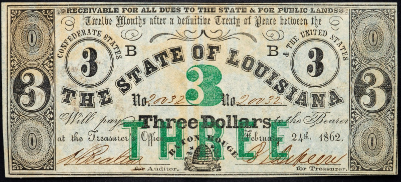 USA, 3 Dollars 1862 USA, 3 Dollars 1862; aEF

Grade: aEF