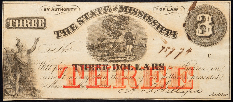 USA, 3 Dollars 1864 USA, 3 Dollars 1864; aEF

Grade: aEF