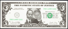 USA, 3 Dollars 1999