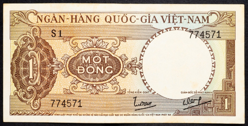 Vietnam, 1 Dong 1964 Vietnam, 1 Dong 1964; aEF

Grade: aEF