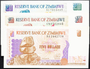 Zimbabwe, 5, 10, 20 Dollars 1997