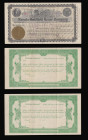 Nevada-Goldfield Lease Company Stock Certificates (4) each for 50 shares of $1 each, dated 19th Feb. 1908, each Fine to VF with folds, with some tears...