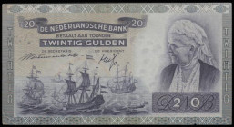 Netherlands 20 Gulden Amsterdam 19th March 1941 GEF-AU