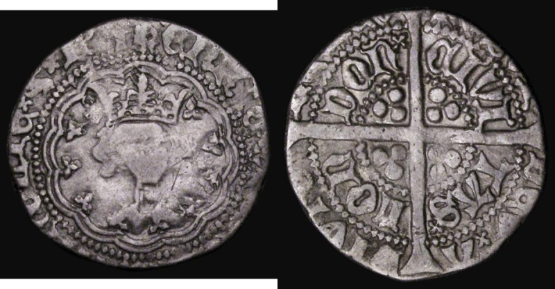 Halfgroat Henry V Type C, Broken Annulet to left of crown S.1771, 1.86 grammes, ...