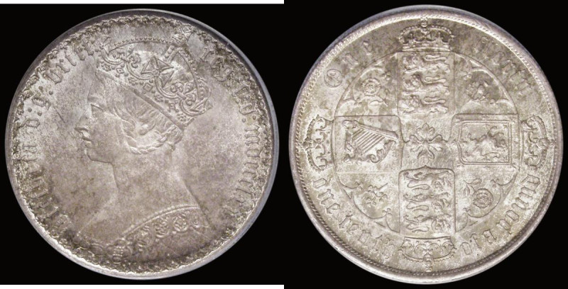 Florin 1870 Top Cross overlaps border beads, ESC 836, Bull 2870, Davies 752 dies...