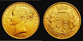 Sovereign 1863 Roman 1 in date, No Die Number, Marsh 46B (listed as 1 over inverted 1), LCGS variety 04, S.3852D, VF the reverse slightly better, in a...