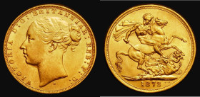 Sovereign 1872S George and the Dragon, Marsh 111, GVF/NEF in an LCGS holder and graded LCGS 55