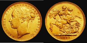 Sovereign 1873 George and the Dragon, Marsh 86, S.3856A, GEF and lustrous, in an LCGS holder and graded LCGS 70
