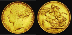 Sovereign 1875M George and the Dragon, Marsh 95, S.3857, GVF/VF with some small rim nicks