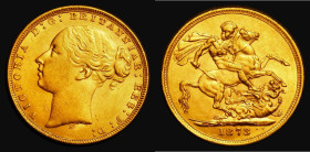 Sovereign 1873S George and the Dragon, Marsh 112, S.3858A, EF/GEF in an LCGS holder and graded LCGS 65