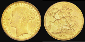 Sovereign 1874S George and the Dragon, Marsh 113, S.3858A, EF and lustrous, in an LCGS holder and graded LCGS 65, listed as N (Normal) by Marsh/Hill b...
