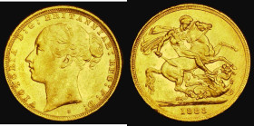Sovereign 1883S George and the Dragon, Marsh 120, S.3858E, NEF/EF with some small edge nicks