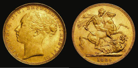 Sovereign 1885 George and the Dragon, Marsh 93, S.3856B, EF in an LCGS holder and graded LCGS 65