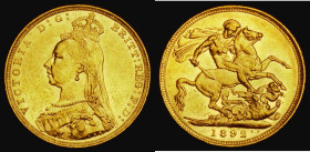 Sovereign 1892M Marsh 136, S.3867C, DISH M17, NEF/EF the reverse lustrous