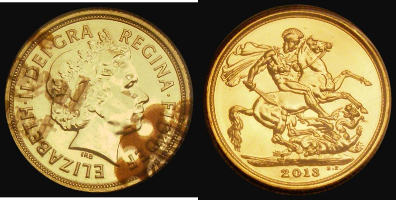 Sovereign 2013 Marsh 337, S.SC7, Lustrous UNC, still sealed in the Royal Mint pl...