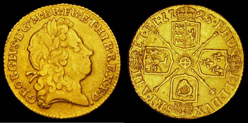 Half Guinea 1723 S.3635 Fine/Good Fine, all George I gold now becoming increasin...