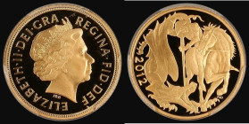 Sovereign 2012 Queen Elizabeth II Diamond Jubilee Gold Proof S.SC8, in an PCGS holder and graded PR70 DCAM