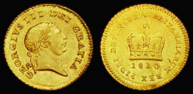 Third Guinea 1810 S.3740 NEF and lustrous with a small edge nick below the bust