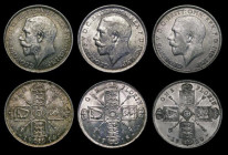 Florins (3) 1914 ESC 933, Bull 3759, Davies 1737 dies 2E About EF/EF attractively toned, 1918 ESC 937, Bull 3763, Davies 1741 EF and lustrous with som...