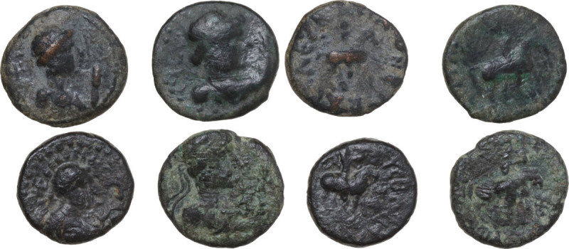 Greek Asia. India, Kushan Empire. Vima Takto 'Soter Megas' (ca. 80-90 AD). Lot o...