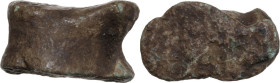 Aes Premonetale. Aes Formatum. AE cast Knucklebone (Astragalus), 6th-4th century BC. Haeberlin pl. 6, 10; Vecchi ICC ICC p. 76, 6. AE. 33.52 g. 28.00 ...