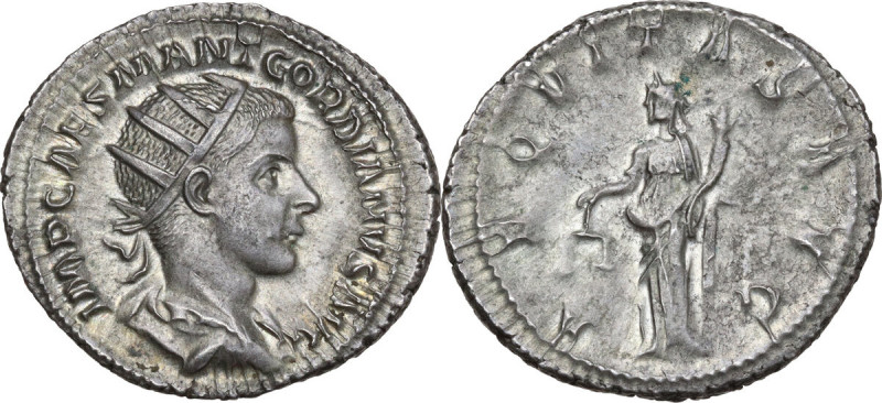 Gordian III (238-244). AR Antoninianus, Rome mint, 240 AD. Obv. IMP CAES M ANT G...