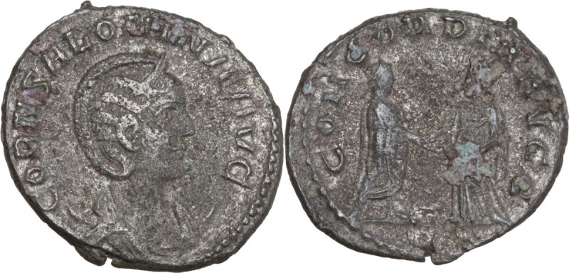 Salonina, wife of Gallienus (died 268 AD). AR Antoninianus, Asia mint, 255-258. ...