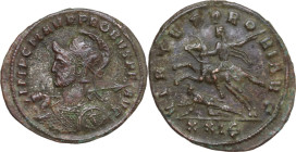 Probus (276-282). BI Antoninianus, Serdica mint. Obv. IMP C M AVR PROBVS P F AVG. Radiate and mantled bust left, holding spear and shield. Rev. VIRTVS...